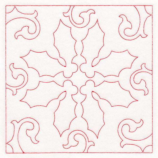 Cheery Christmas Quilting - Holly (Double Run)