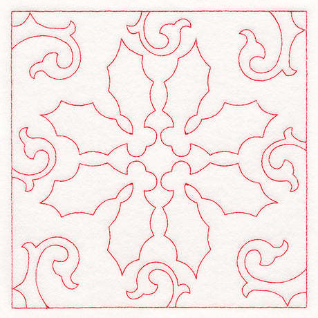 Cheery Christmas Quilting - Holly (Double Run)