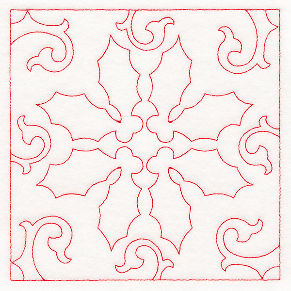 Cheery Christmas Quilting - Holly (Double Run)