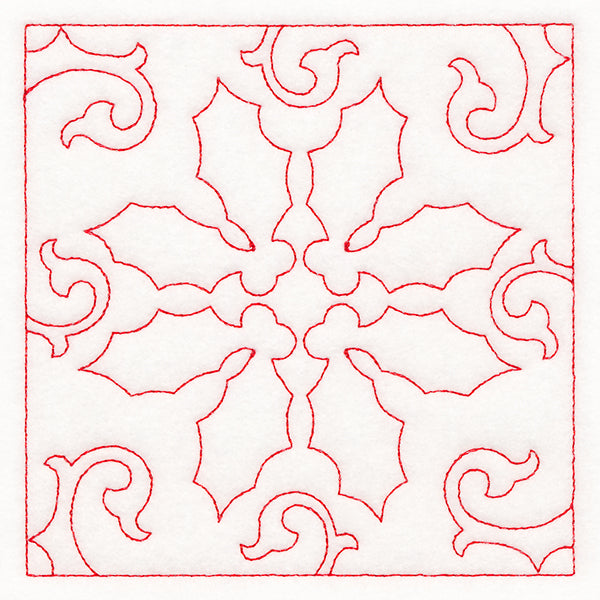 Cheery Christmas Quilting - Holly (Double Run)