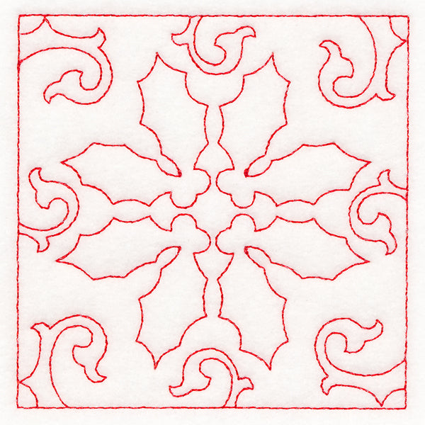 Cheery Christmas Quilting - Holly (Double Run)