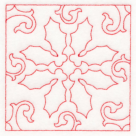 Cheery Christmas Quilting - Holly (Double Run)