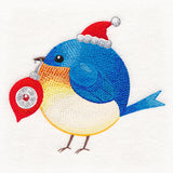 Roly-Poly Christmas Blue Bird