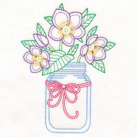 Merry Mason Jar - Lenten Rose
