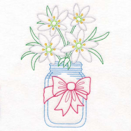 Merry Mason Jar - Star of Bethlehem