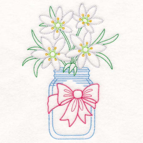 Merry Mason Jar - Star of Bethlehem