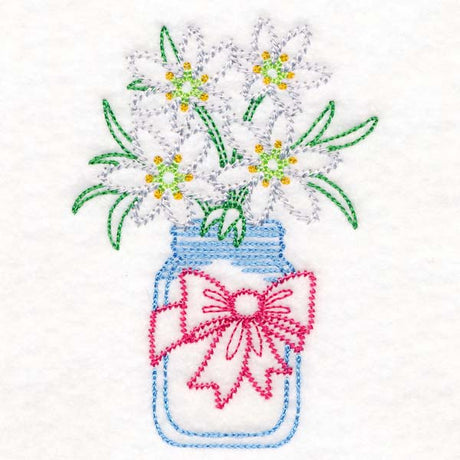 Merry Mason Jar - Star of Bethlehem