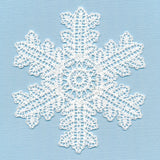 Merry & Bright Snowflake (Battenburg Lace)
