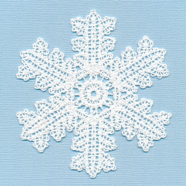 Merry & Bright Snowflake (Battenburg Lace)