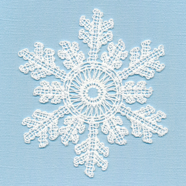 Winter's Night Snowflake (Battenburg Lace)
