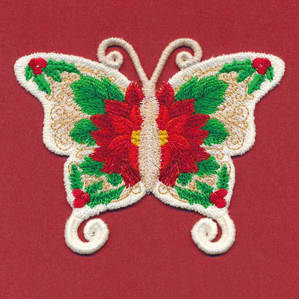 Free-Flying Christmas Butterfly (In-the-Hoop)
