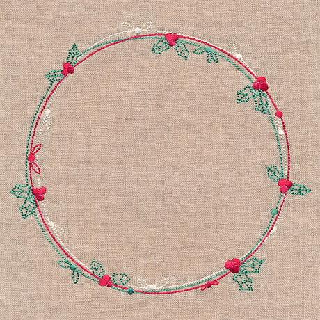 Delicate Holly & Berry Wreath