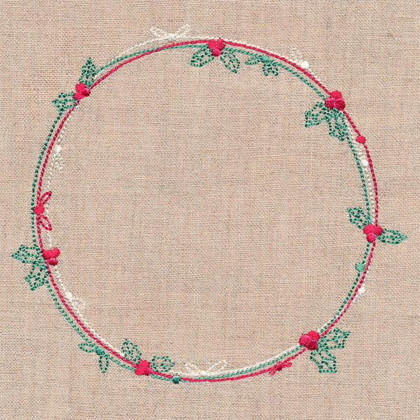 Delicate Holly & Berry Wreath