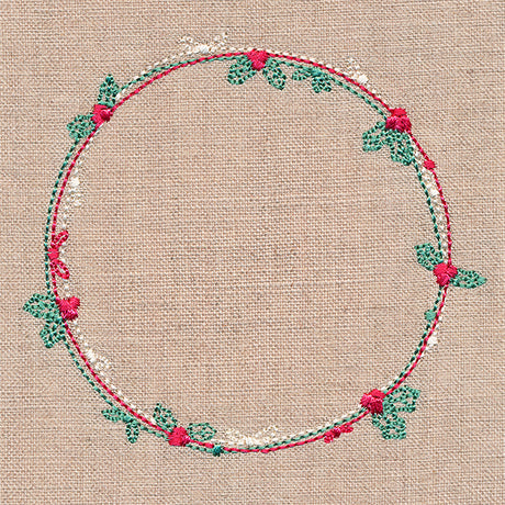 Delicate Holly & Berry Wreath