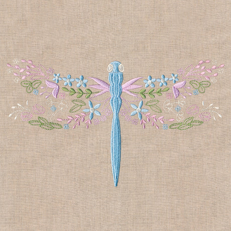 Delicate Wildflower Dragonfly