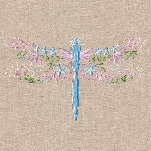 Delicate Wildflower Dragonfly