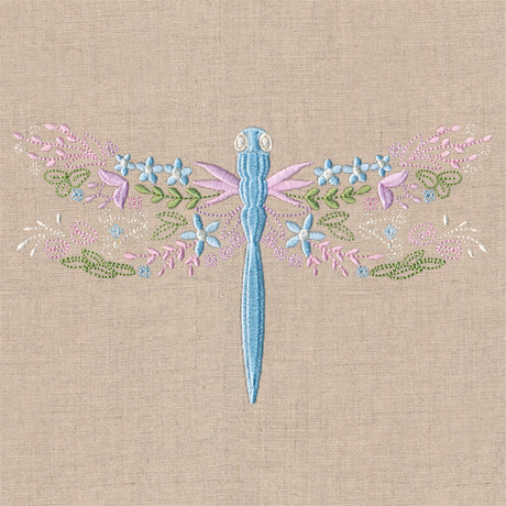 Delicate Wildflower Dragonfly