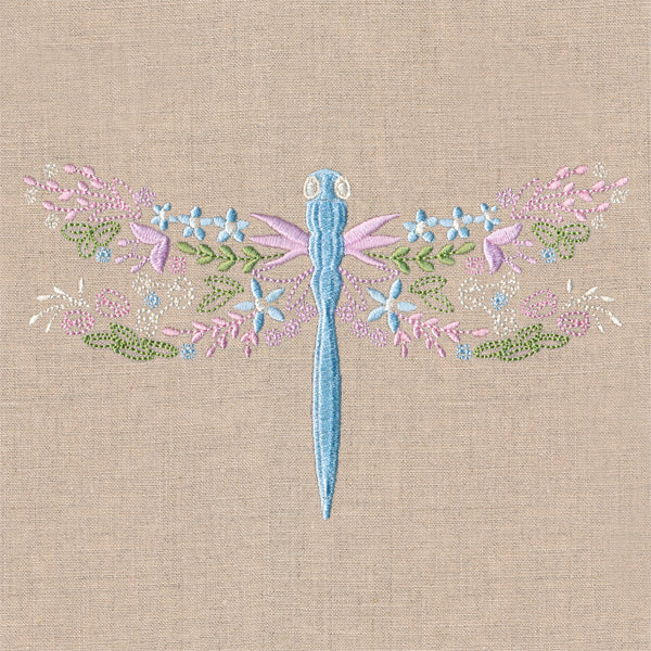 Delicate Wildflower Dragonfly