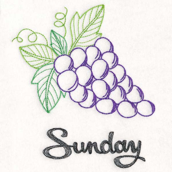 Grapes on Sunday (Vintage)