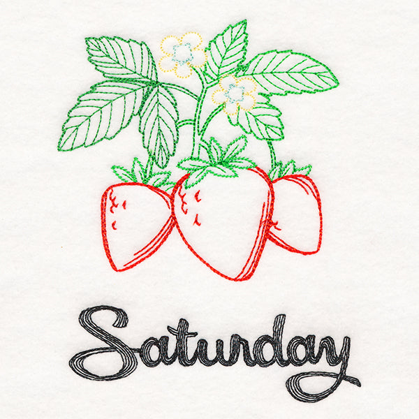 Strawberries on Saturday (Vintage)
