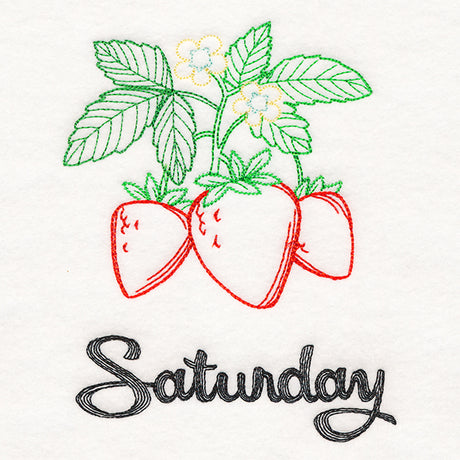Strawberries on Saturday (Vintage)