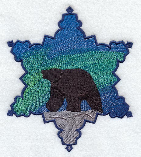 Polar Bear Snowflake