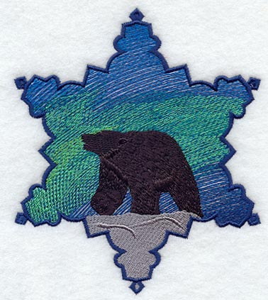 Polar Bear Snowflake