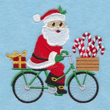 Cycling Santa