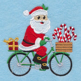 Cycling Santa