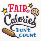 Fair Calories Don't Count