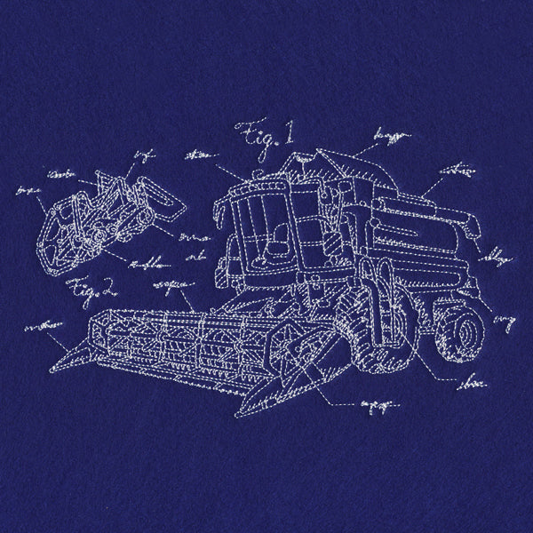Combine Harvester Schematic