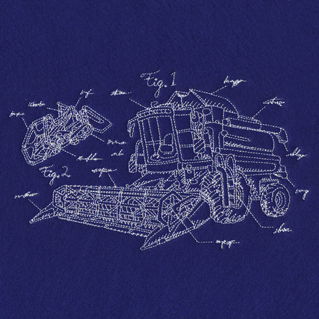 Combine Harvester Schematic