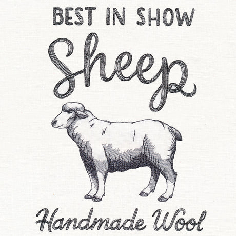 County Fair Sign - Best in Show Sheep