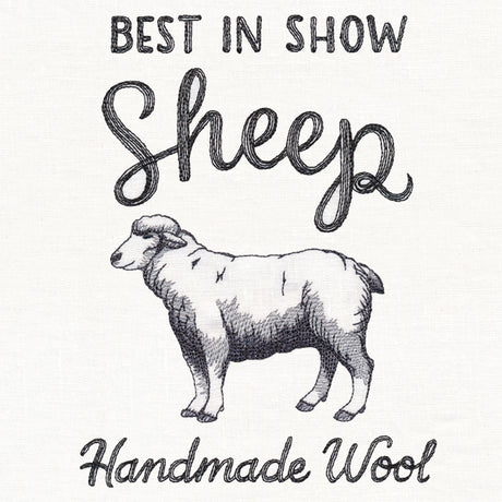 County Fair Sign - Best in Show Sheep