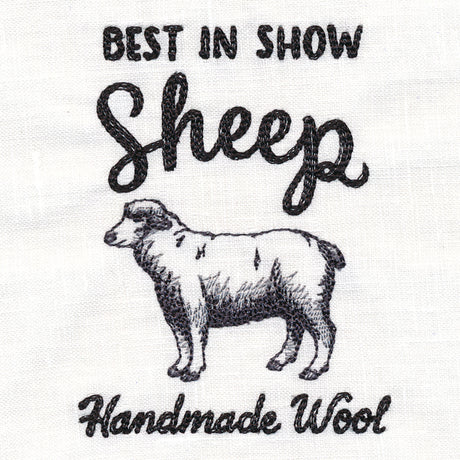 County Fair Sign - Best in Show Sheep