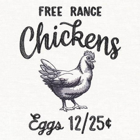 County Fair Sign - Free Range Chickens
