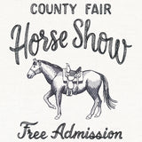 County Fair Sign - Horse Show
