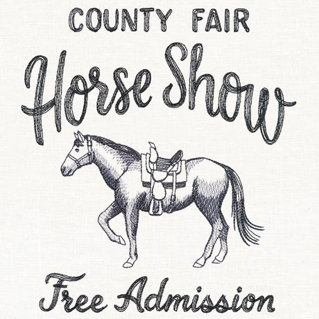 County Fair Sign - Horse Show