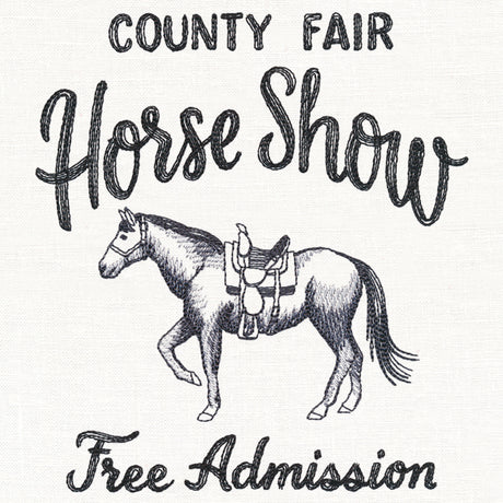 County Fair Sign - Horse Show