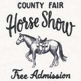 County Fair Sign - Horse Show