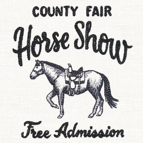 County Fair Sign - Horse Show