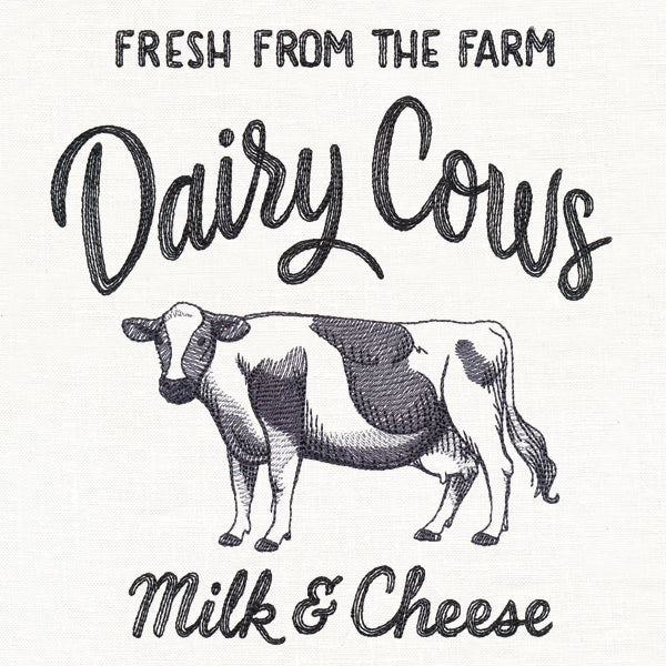 County Fair Sign - Dairy Cows