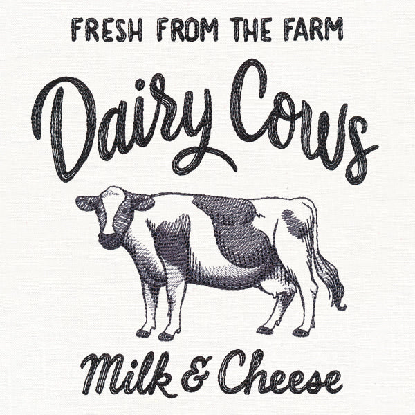 County Fair Sign - Dairy Cows