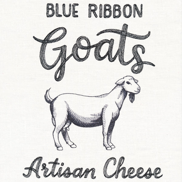 County Fair Sign - Blue Ribbon Goats