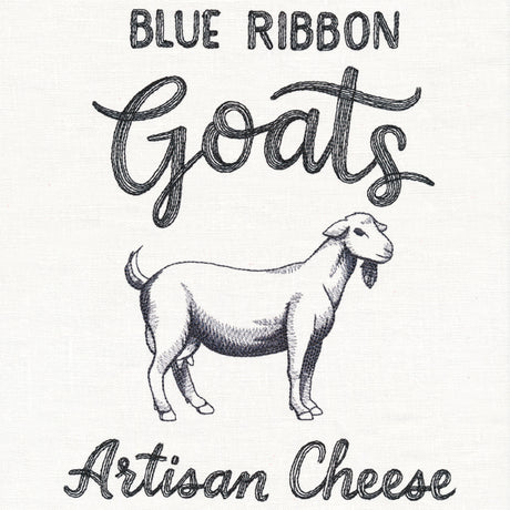 County Fair Sign - Blue Ribbon Goats