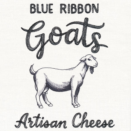 County Fair Sign - Blue Ribbon Goats