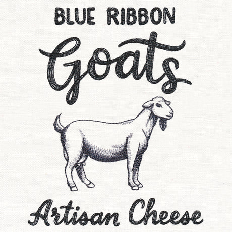 County Fair Sign - Blue Ribbon Goats