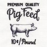 County Fair Sign - Premium Quality Pig Feed