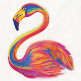 Dreamy Flamingo in Watercolor
