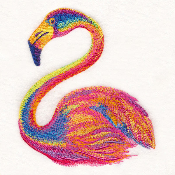 Dreamy Flamingo in Watercolor